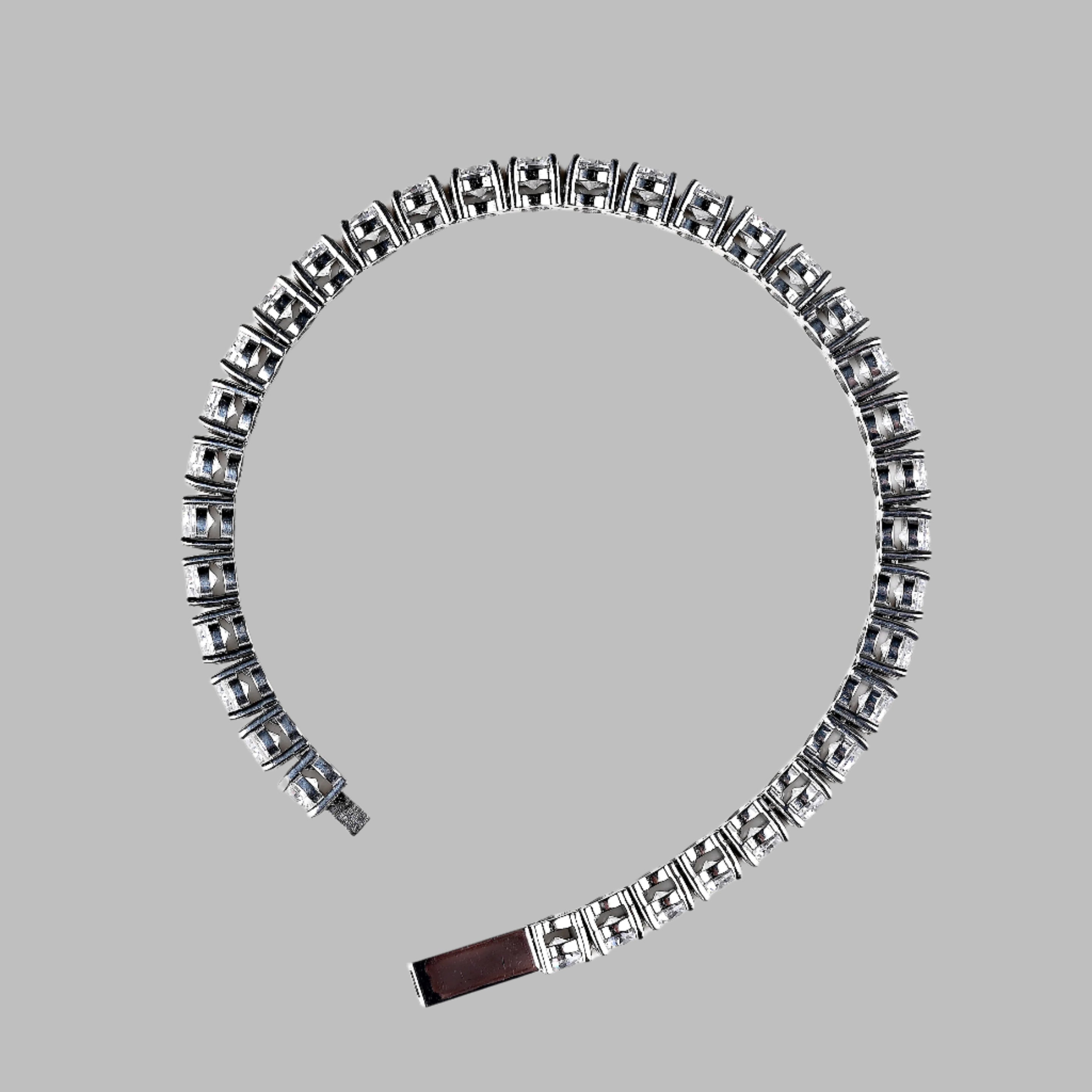 Tennis Bracelet (White Gold) 5mm