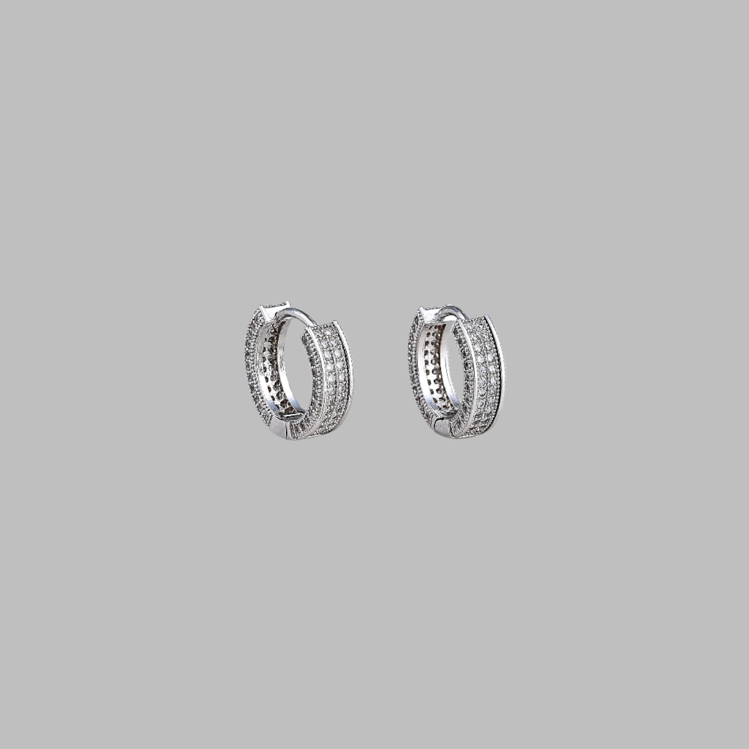 Theron Hoops (White Gold)