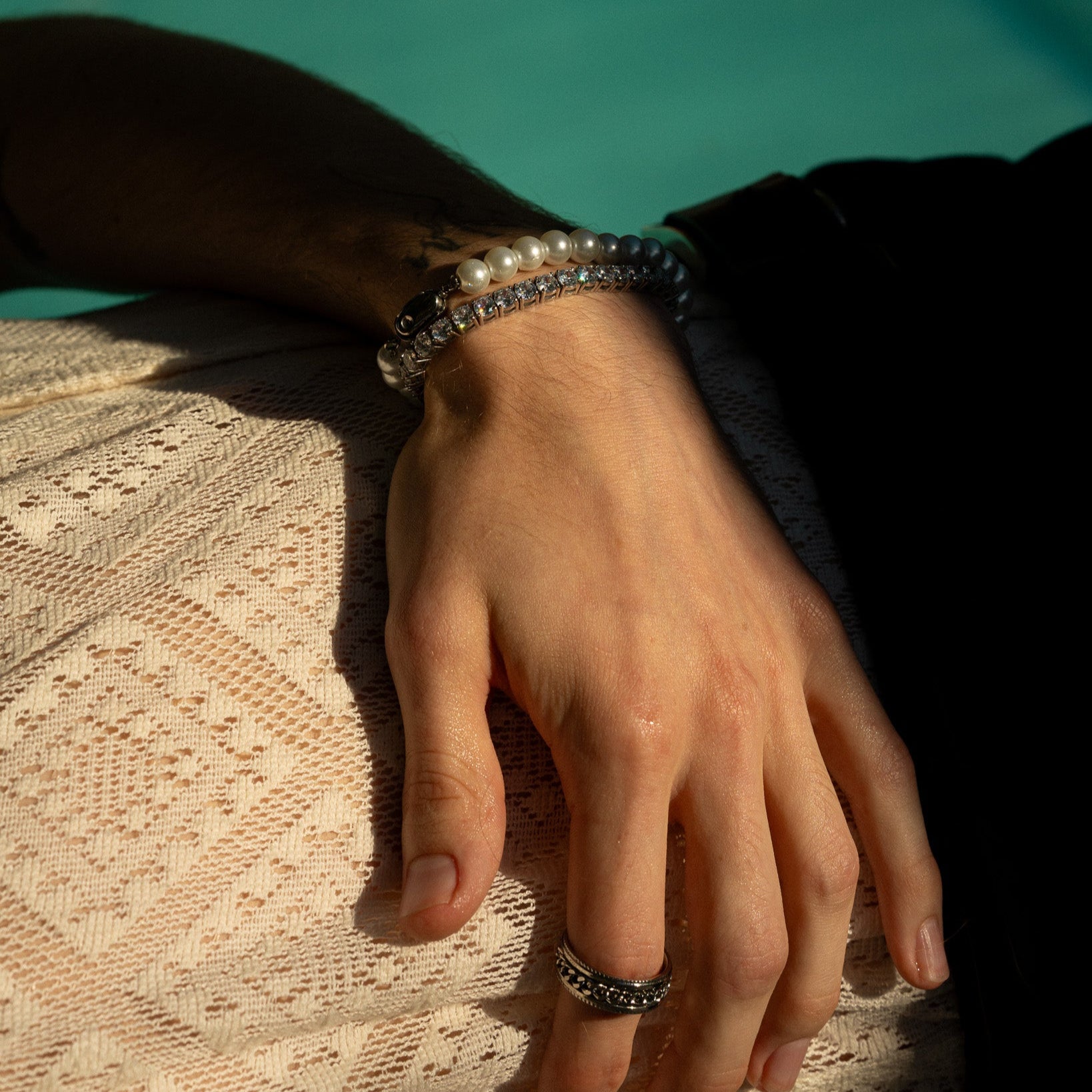 Tennis Bracelet (White Gold) 5mm
