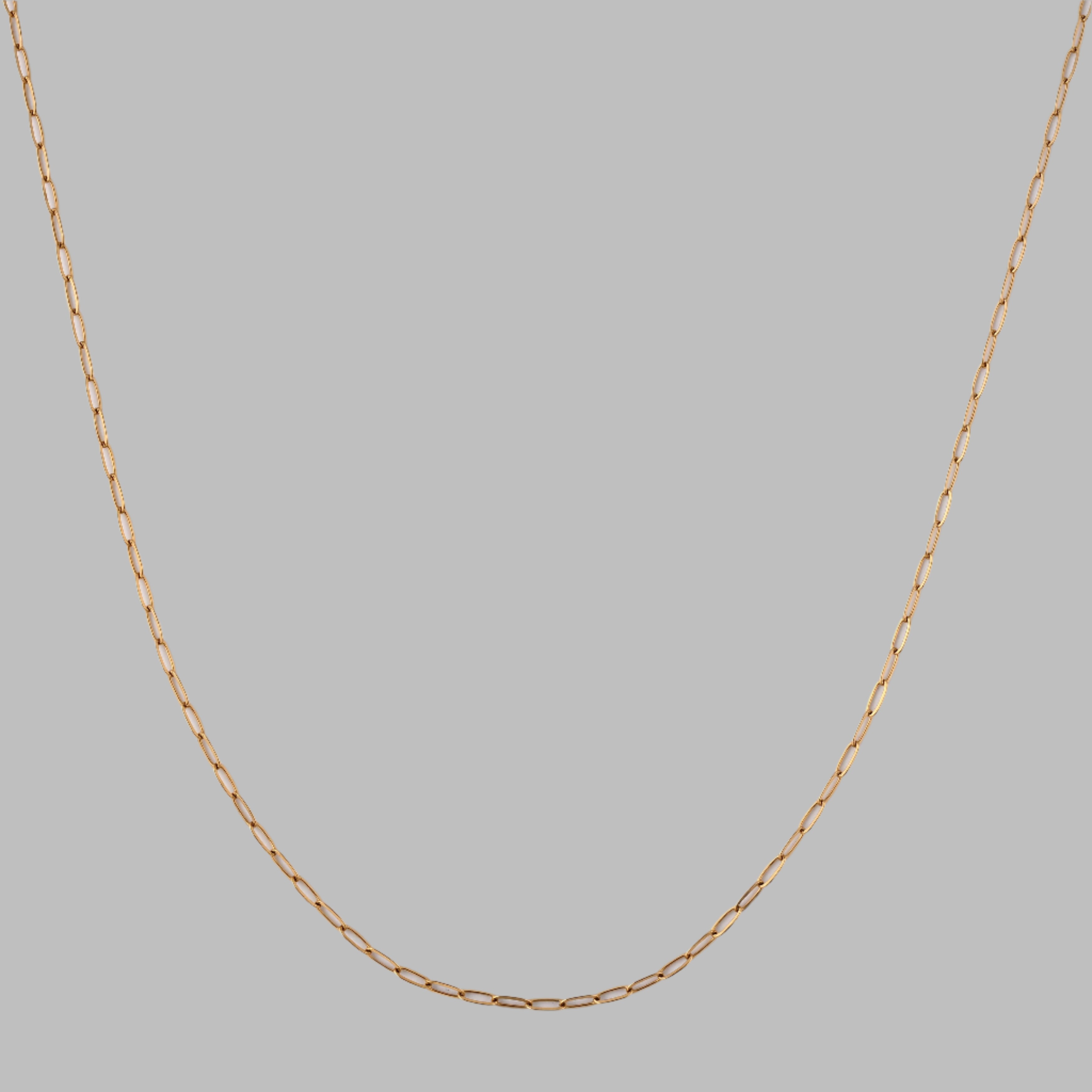 Paper Clip Chain 5MM (Gold)