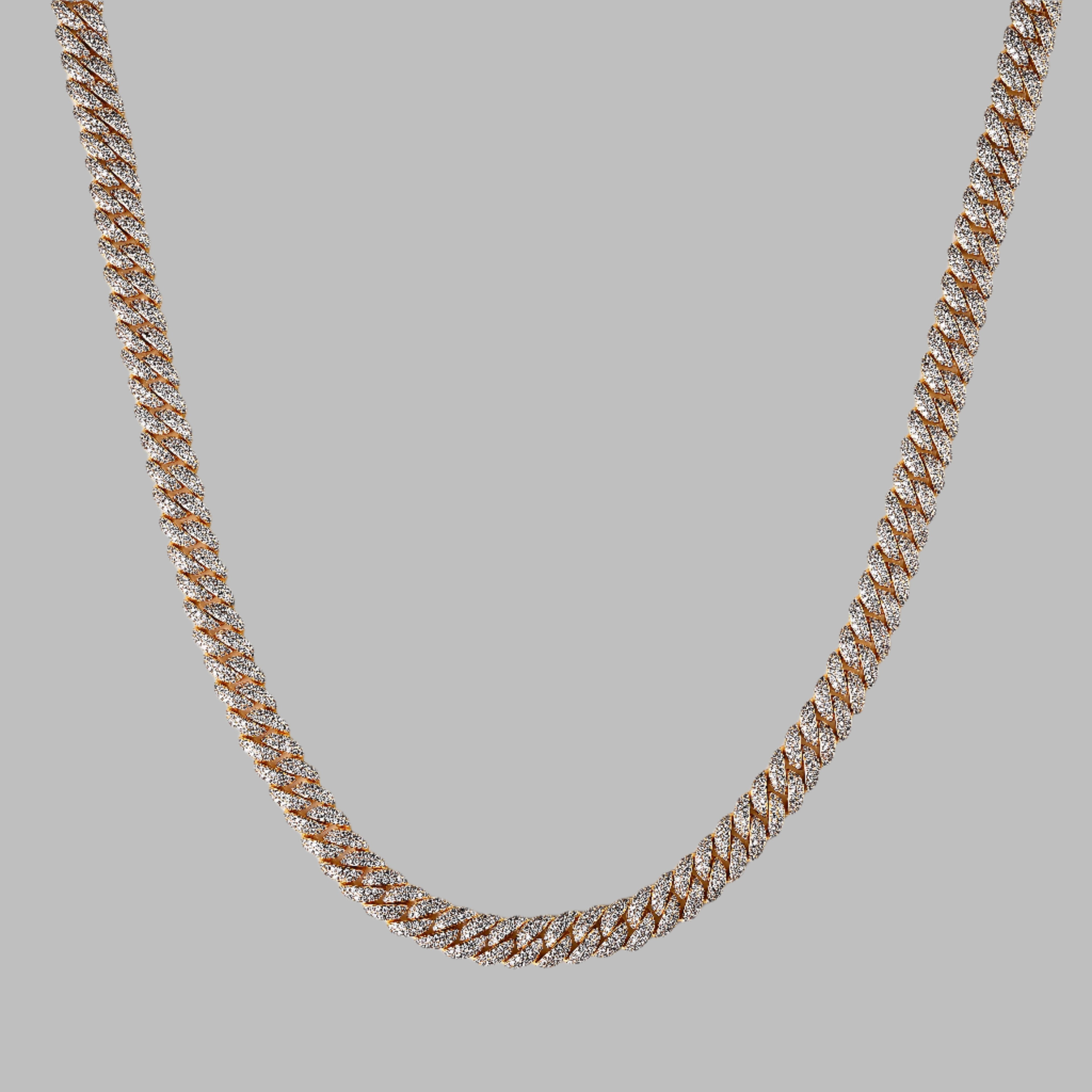 Iced Out Cuban Chain 10MM (Gold)