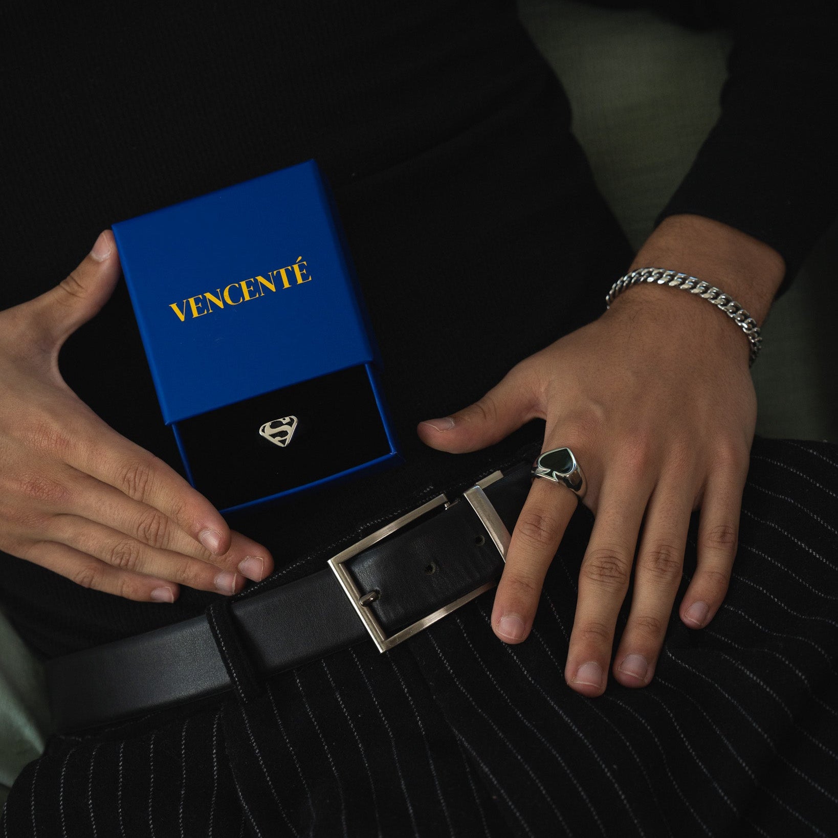 Spades Ring (White Gold)